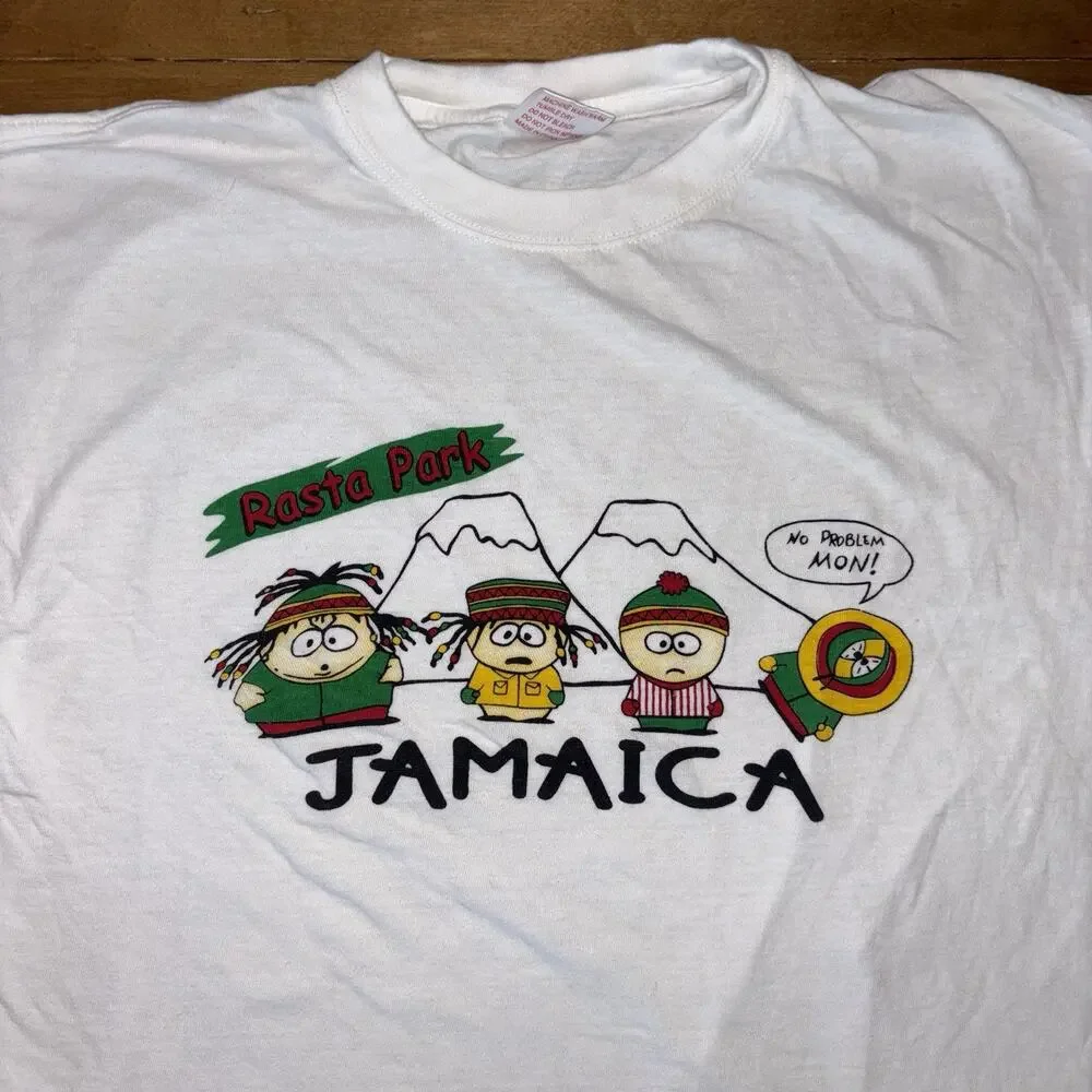 Cartoon | Shirts | Vintage 9s Rasta Park Jamaica South Park Tshirt ...